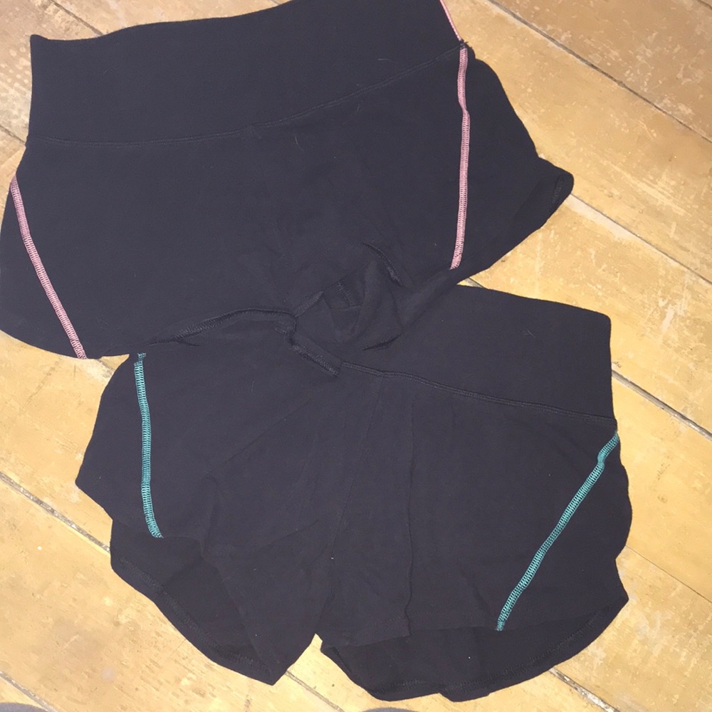 2 pairs fila running shorts